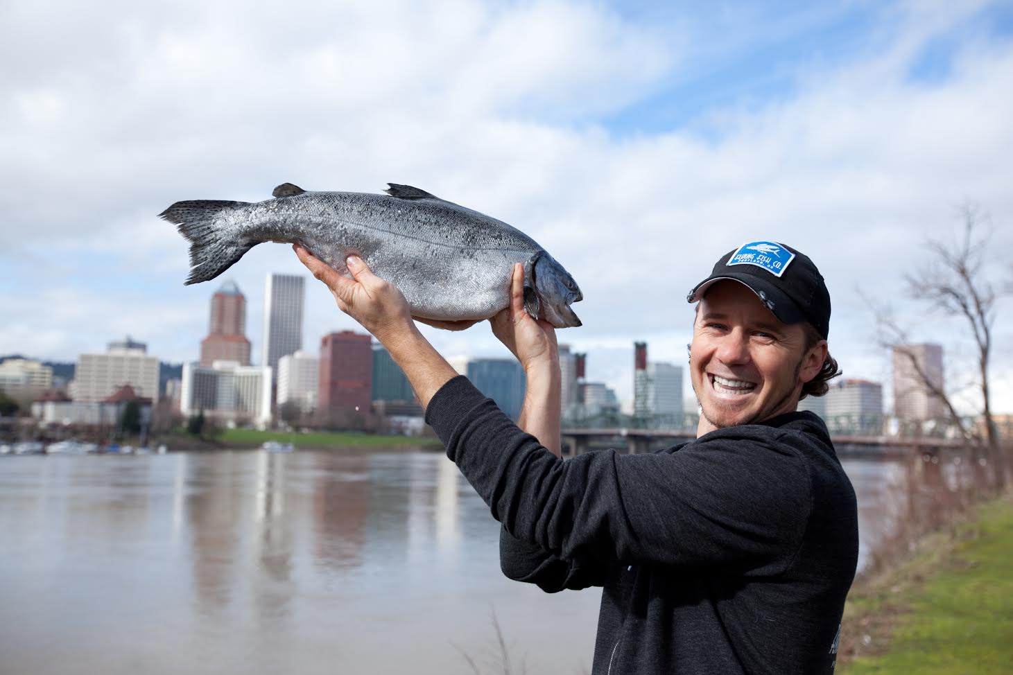 Lyfe Gildersleeve, owner of Flying Fish Co Sustainable Fishing Portland, OR