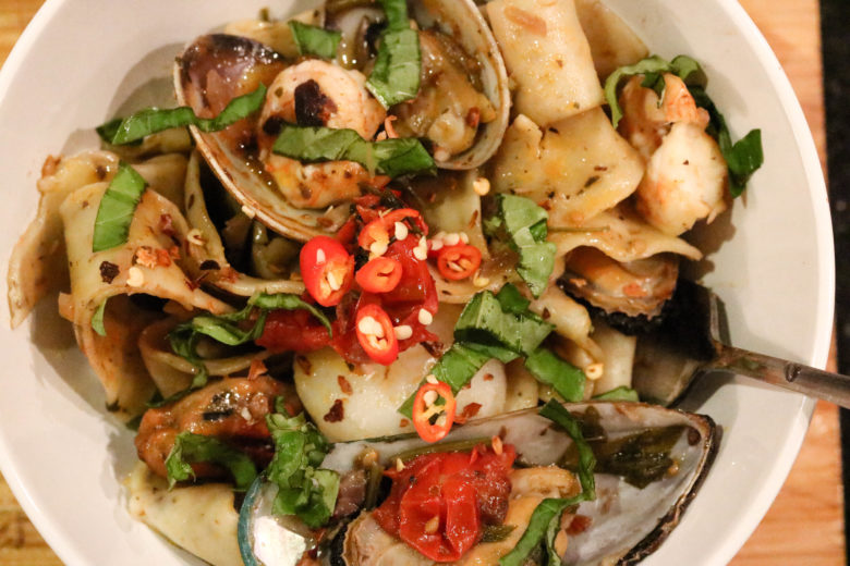 Perfect Sustainable Seafood Pasta